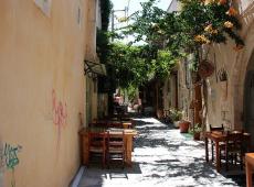Rethymno térkép műholdról - utcák és házak online Rethymno műholdas térképe - Görögország